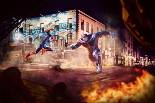 Spiderman VS Rhino