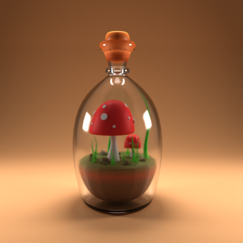 Bottle terrarium